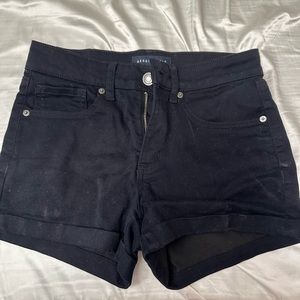 Aéropostale High Rise MIDI Black Jean shorts